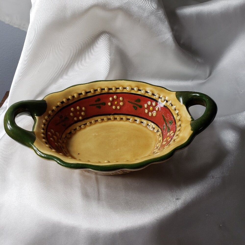 Talavera Mexican Pottery-southwest serving pc. Small for condiment.